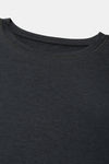 Enamor Relaxed Fitted Top - Black Mel Active Reflective — thumbnail 6
